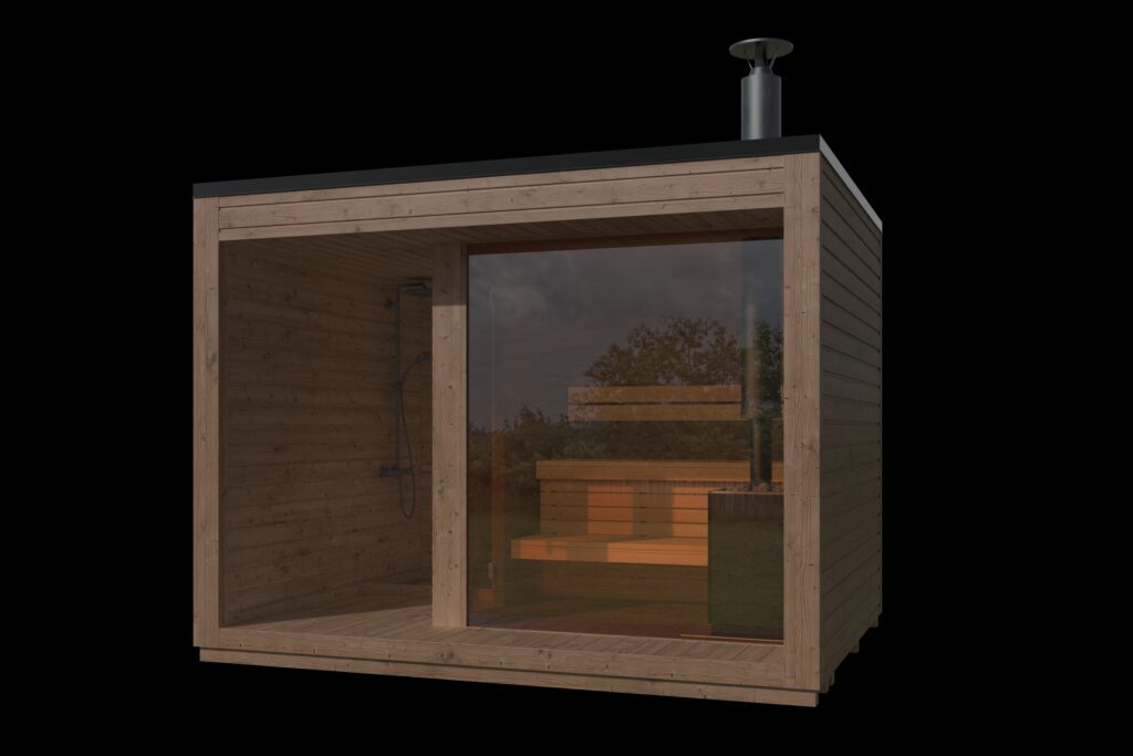 Suur dušiga terrassisaun Aurlen