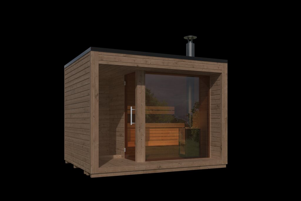 Suur dušiga terrassisaun Aurlen