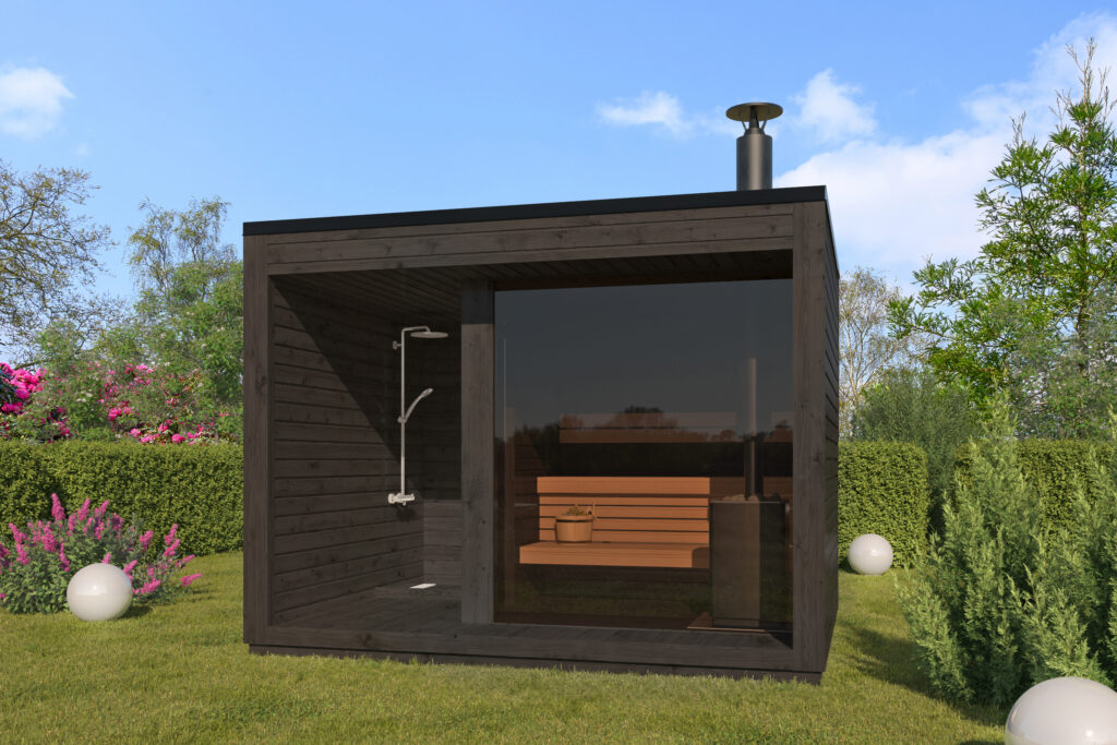 Suur dušiga terrassisaun Aurlen